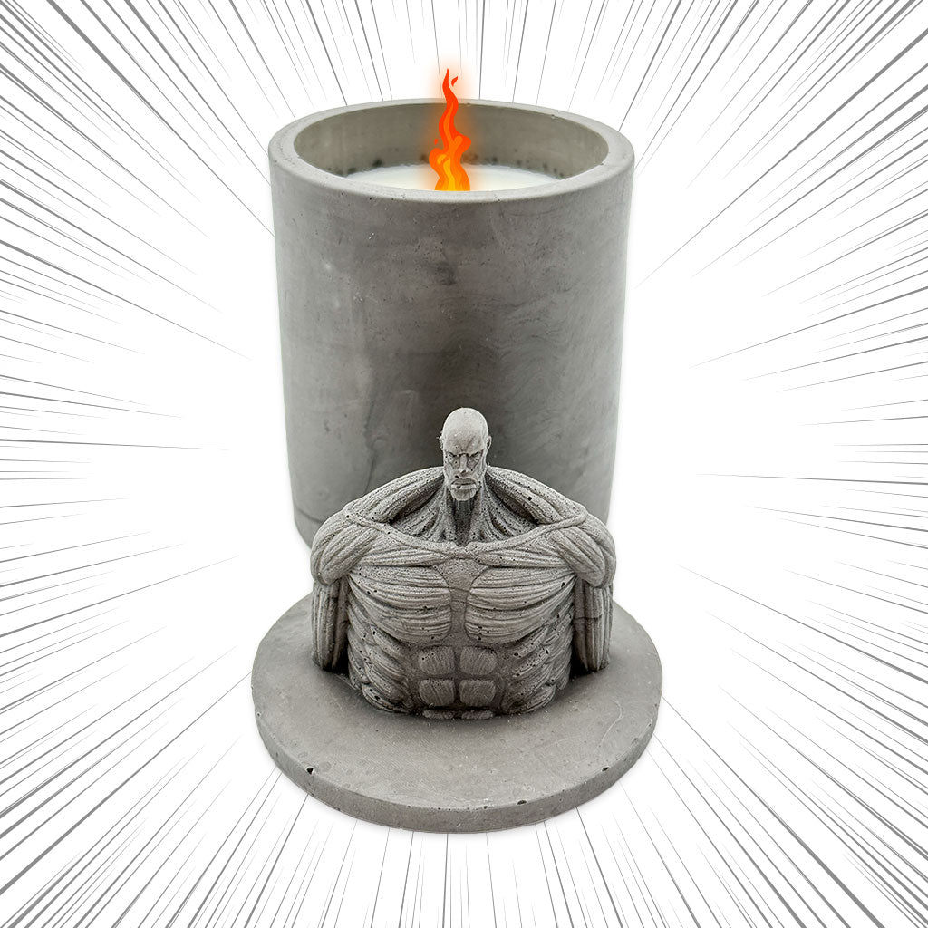 Colossal Titan - Cement Candle