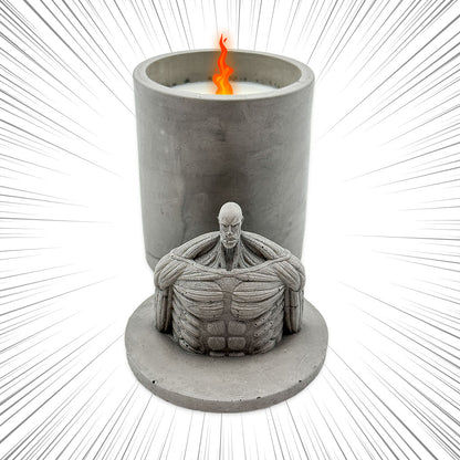 Colossal Titan - Cement Candle