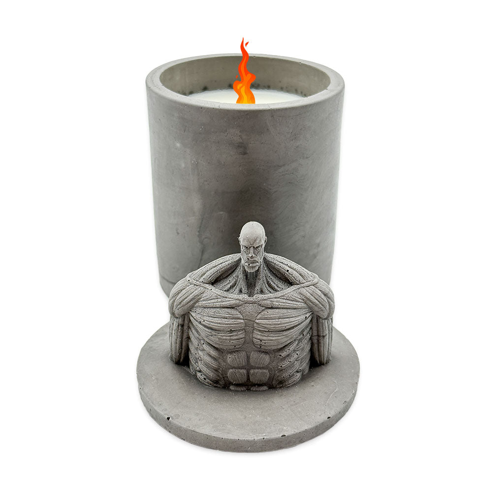 Colossal Titan - Cement Candle