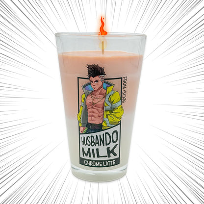 David - Husbando Milk Candle