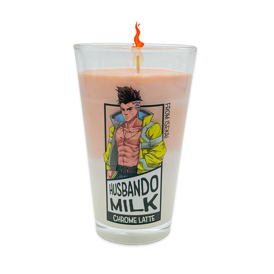 David - Husbando Milk Candle