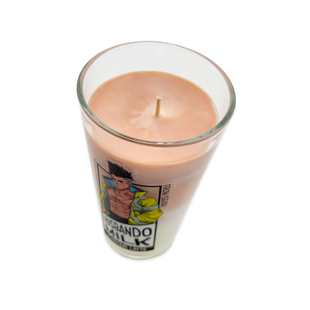 David - Husbando Milk Candle