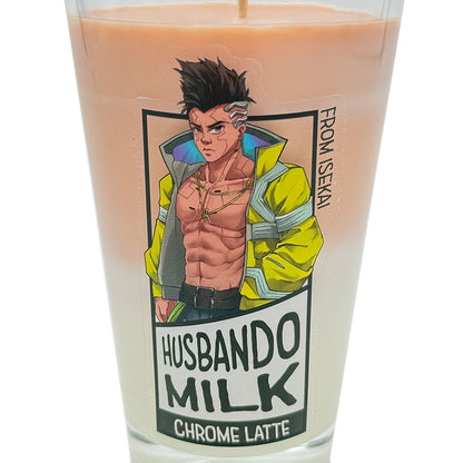 David - Husbando Milk Candle