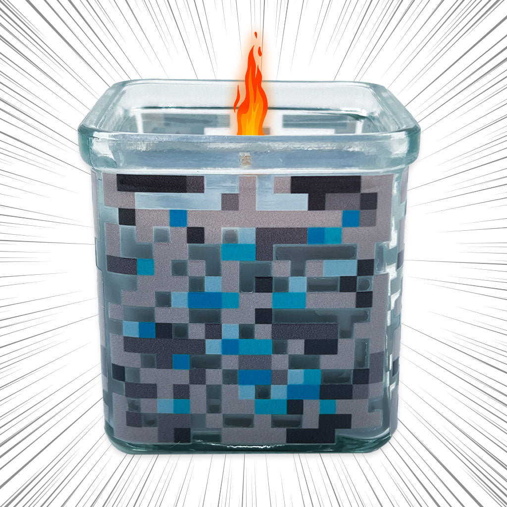 Diamond Ore - Block Candle