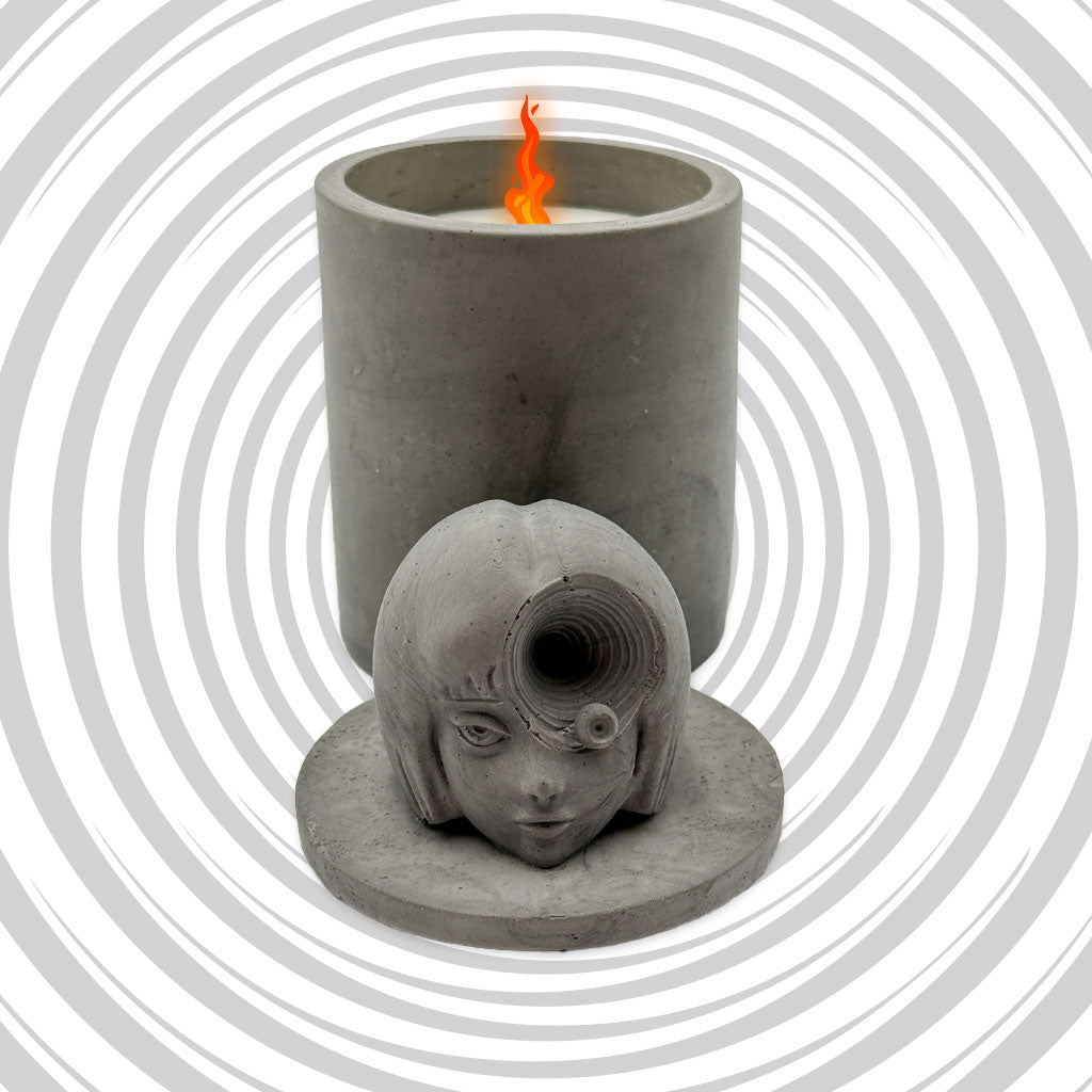 The Spiral - Cement Candle