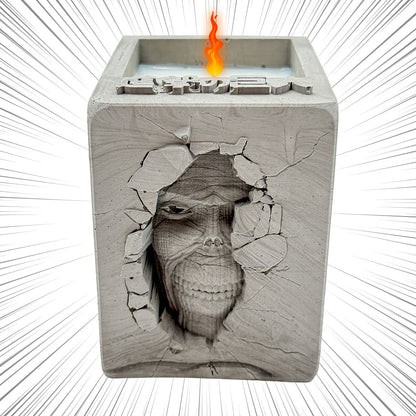 Wall Titan - Cement Candle